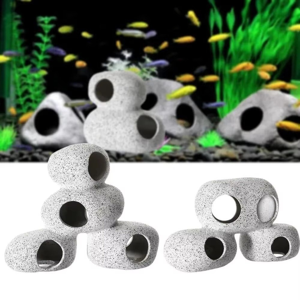 Aquarium Marine Sand - صخرة مخبأ للأحواض المائية من الطين