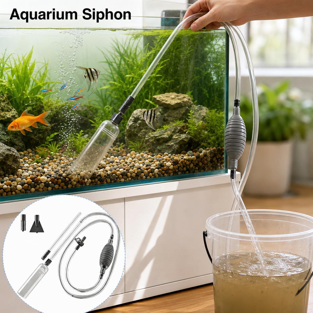 Aquarium Marine Sand - مضخة يدوية لتغيير مياه حوض السمك