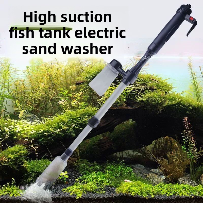 Aquarium Marine Sand - حوض للأسماك، بطارية كهربائية، مبدل المياه،