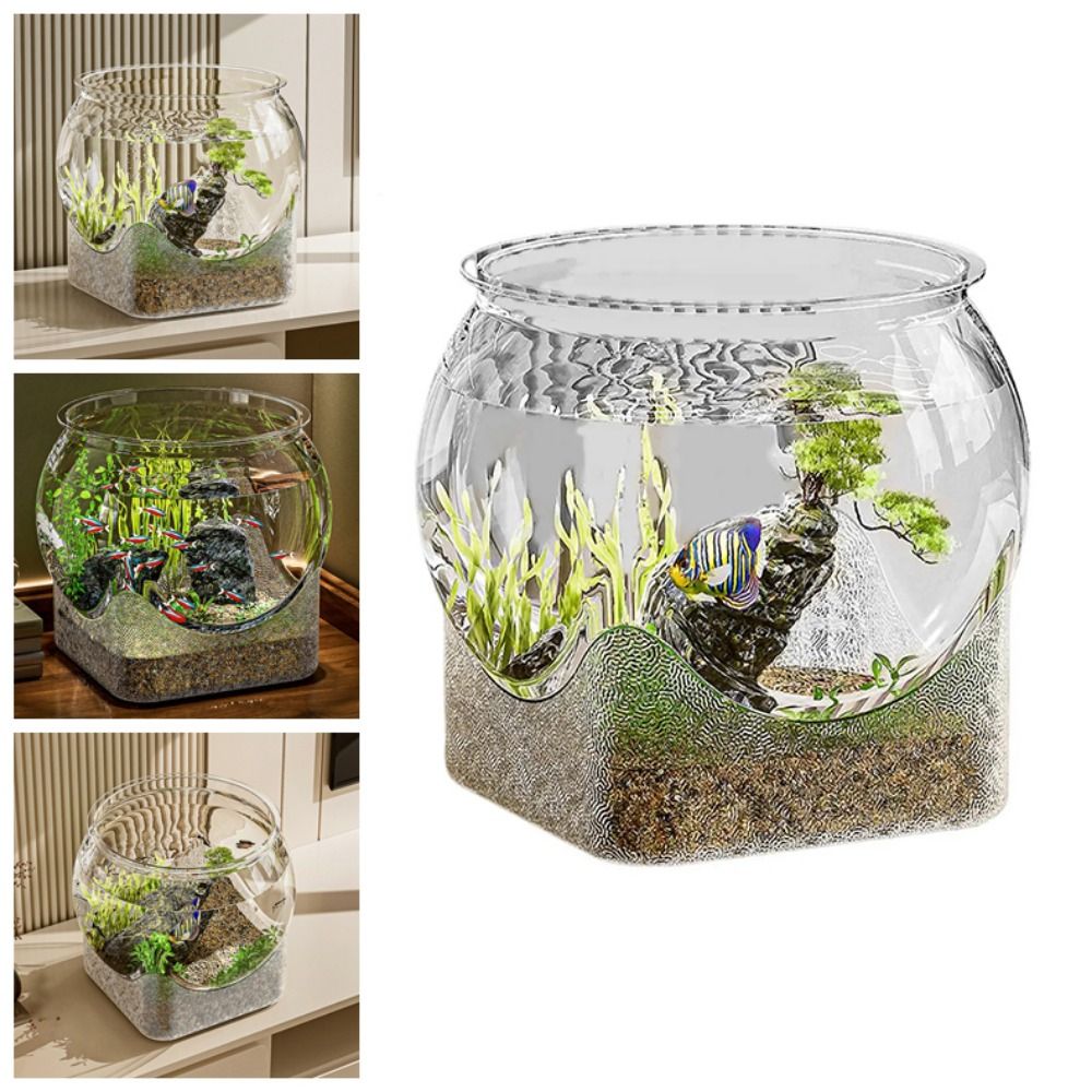 Marine Aquarium With Sump - حوض سمك دائري فائق الوضوح قابل