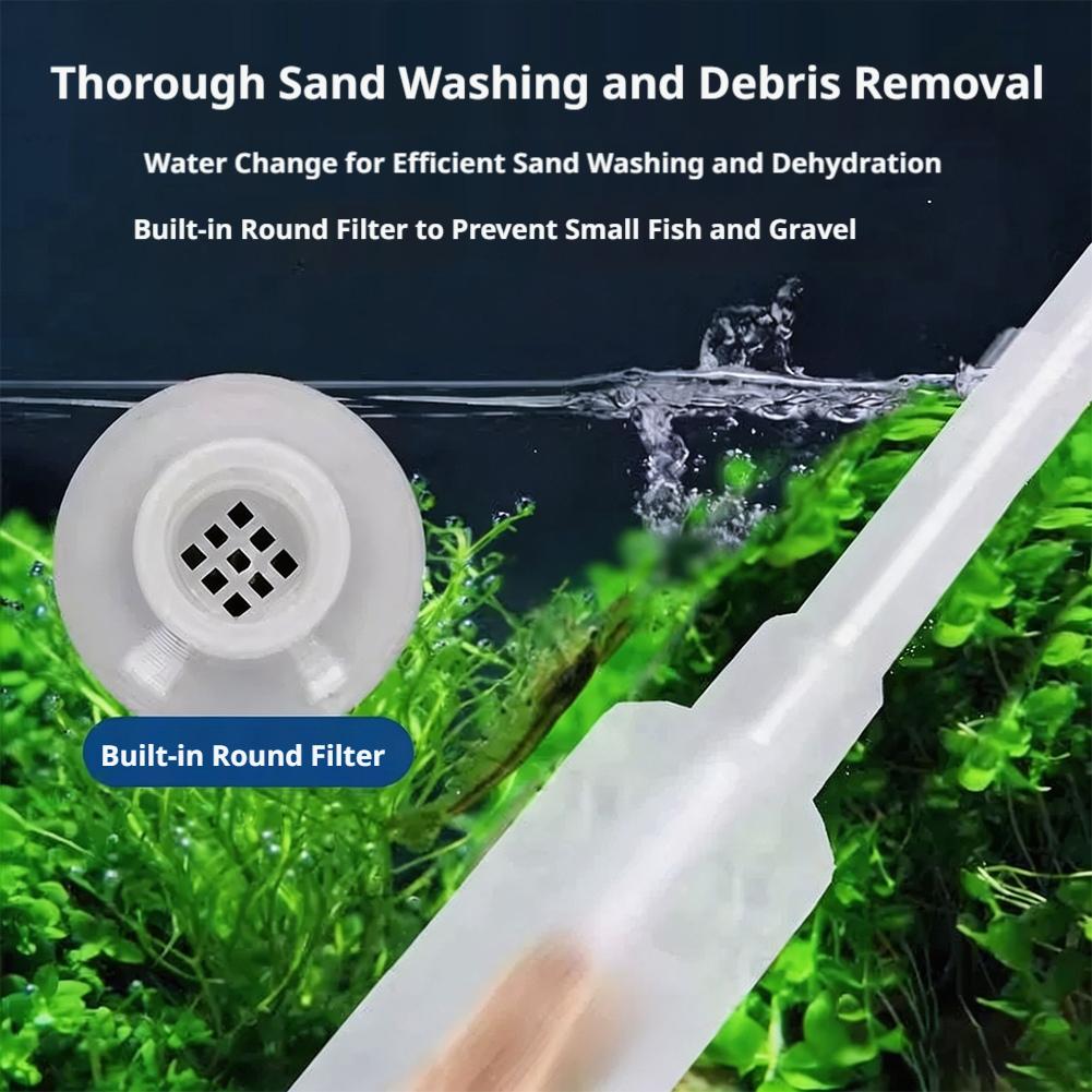 مضخة يدوية لتغيير مياه حوض الس - مراجعة Aquarium Marine Sand وسعره